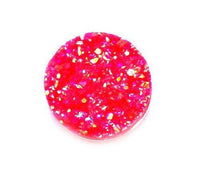 Load image into Gallery viewer, Chunks Buttons Druckknöpfe Click Button für Lederarmband Chunk Edelstahl Armband Glitzer pink - chic-net.de
