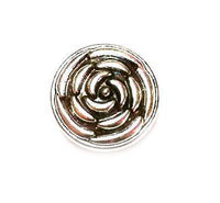 Load image into Gallery viewer, Chunks Buttons Druckknöpfe Click Button für Lederarmband Chunk Edelstahl Armband Rose Blüte - chic-net.de
