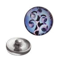 Load image into Gallery viewer, Chunks Druckknopf Click Button Edelstahl Baum des Lebens - chic-net.de
