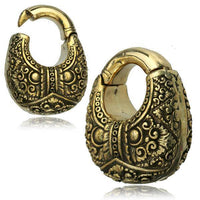 Load image into Gallery viewer, Clicker Piercing Ohrgewicht Korb 8mm Messing 42,6g - chic-net.de
