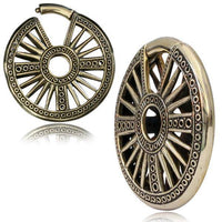 Load image into Gallery viewer, Clicker Piercing Ohrgewicht Rad 5mm Messing 27g - chic-net.de
