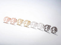 Load image into Gallery viewer, Edelstahl Ohrstecker Welt Kugel Globus Erde 12mm - chic-net.de
