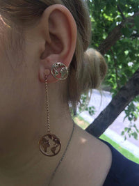 Load image into Gallery viewer, Edelstahl Ohrstecker Welt Kugel Globus Erde 12mm - chic-net.de
