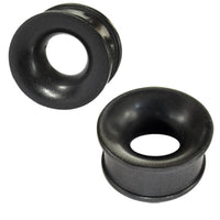 Load image into Gallery viewer, Eisenholz Tunnel schwarz fein gemasert Holztunnel handgeschnitzt Tribal Holz Plug Expander - chic-net.de
