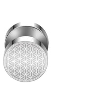Load image into Gallery viewer, Fake Plug Piercing Edelstahl 10mm Blume des Lebens Viking - chic-net.de
