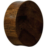 Cargar imagen en el visor de la galería, Flesh Plug Holz Parasitholz braun double flared - chic-net.de
