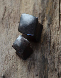 Load image into Gallery viewer, Flesh Plug Holz Raute Karo dunkel double flared - chic-net.de
