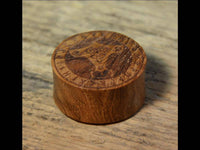 Load image into Gallery viewer, Flesh Plug Teakholz Mjölnir Triskele Runen double flared - chic-net.de
