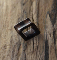 Load image into Gallery viewer, Flesh Tunnel Holz Raute konkav dunkel double flared - chic-net.de
