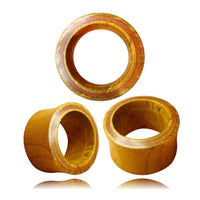 Load image into Gallery viewer, Flesh Tunnel Teakholz Sawoholz Rim rot double flared - chic-net.de
