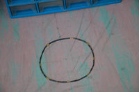 Load image into Gallery viewer, Halskette Lavastein 925 Sterling Silber vergoldet 43cm - chic-net.de
