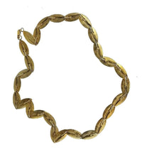 Load image into Gallery viewer, Halskette Silber 925 vergoldet Blätter gold 25cm - chic-net.de
