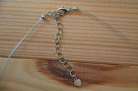 Load image into Gallery viewer, Halskette zweilagig Perlen gold braun Glas Perlmutt Splitter - chic-net.de
