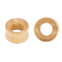 Load image into Gallery viewer, Heller Krokodilholz Flesh Tunnel gemasert double flared - chic-net.de
