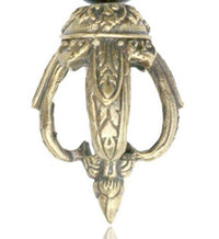 Cargar imagen en el visor de la galería, Holz Ohr Hook Piercing Ohrgewicht gold antik dunkel 4mm 10,3g Messing Tropfen - chic-net.de
