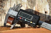 Load image into Gallery viewer, Holz Plug dunkelbraun Maya Maske gold Lasergravur - chic-net.de
