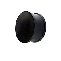 Cargar imagen en el visor de la galería, Holz Plug konkav Eisenholz Punktestruktur schwarz - chic-net.de
