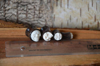 Load image into Gallery viewer, Holz Plug Sonoholz Bone Inlay Totenschädel double flared - chic-net.de
