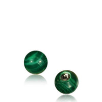 Load image into Gallery viewer, Holz Stein Kugel Bauchnabelpiercing Schraubgewinde Edelstahl Piercing Ersatz - chic-net.de
