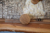 Load image into Gallery viewer, Holz Teakholz Plug Blume des Lebens double flared - chic-net.de
