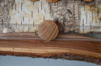 Load image into Gallery viewer, Holz Teakholz Plug Ornament braun double flared - chic-net.de
