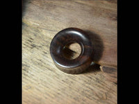 Load image into Gallery viewer, Holz Tunnel braun gelb Sonoholz Teakholz double flared - chic-net.de
