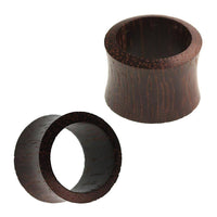 Load image into Gallery viewer, Holz Tunnel Eisenholz konvex dunkelbraun Organic Holztunnel - chic-net.de
