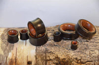 Load image into Gallery viewer, Holz Tunnel Eisenholz Rotholz schwarz braun handgeschnitzt - chic-net.de
