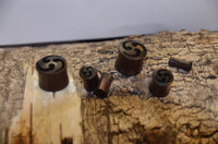 Cargar imagen en el visor de la galería, Holz Tunnel Sonoholz Triskele Inlay drei Sicheln Plug - chic-net.de
