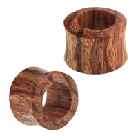 Cargar imagen en el visor de la galería, Holz Tunnel Zebraholz konvex natürliche Maserung Tribal hell dunkel - chic-net.de
