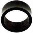 Cargar imagen en el visor de la galería, Horn Flesh Tunnel schwarz Tribal Plug Piercing double flared - chic-net.de
