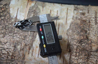 Cargar imagen en el visor de la galería, Horn Piercing Dehnschnecke Centipede Bone Inlay 5mm - chic-net.de
