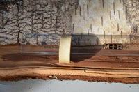 Load image into Gallery viewer, Krokodil Holz Plug Schwertlilien Stern double flared - chic-net.de
