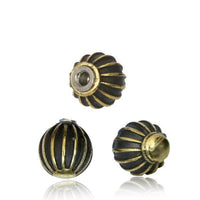Load image into Gallery viewer, Kugel Bauchnabelpiercing Brass Edelstahl gold - chic-net.de
