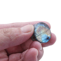 Load image into Gallery viewer, Labradorit Stein Flesh Plug double flared blau grau gelb - chic-net.de
