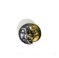 Load image into Gallery viewer, Labret Piercing Acryl Mond antik gold silber Brass - chic-net.de
