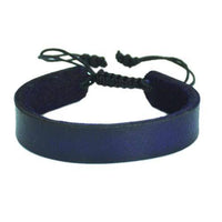 Load image into Gallery viewer, Lederarmband, Blau gefärbt, schlicht, 1,2cm breit, ca.19-22cm lang - chic-net.de
