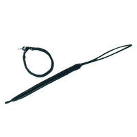 Load image into Gallery viewer, Lederarmband, Schwarz, geflochten, 1cm breit, 17-24cm lang - chic-net.de
