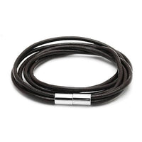 Load image into Gallery viewer, Lederarmbänder Farben Bänder Armband Leder dreifach mehrlagig Magnetverschluss unisex - chic-net.de
