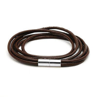 Load image into Gallery viewer, Lederarmbänder Farben Bänder Armband Leder dreifach mehrlagig Magnetverschluss unisex - chic-net.de

