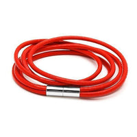 Load image into Gallery viewer, Lederarmbänder Farben Bänder Armband Leder dreifach mehrlagig Magnetverschluss unisex - chic-net.de
