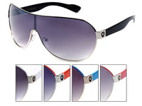 Cargar imagen en el visor de la galería, LOOX Sonnenbrille lila getönt 400UV Emblem Monoglas - Modell Cancun &amp; Rio - chic-net.de

