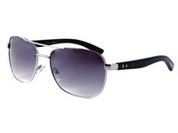 Load image into Gallery viewer, LOOX Sonnenbrille Pilotenbrille 400UV getönt Bambusholz Bügel rot- Modell Saigon - chic-net.de
