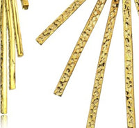 Load image into Gallery viewer, Messing Ohrstecker golden Ear Jacket Strahlen Türkis Onyx rund Doppelohrstecker - chic-net.de
