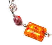 Load image into Gallery viewer, Muranoglas Glasperlen Perlen Armband weiß gelb rot blau Blumen 18-20 cm nickelfrei - chic-net.de
