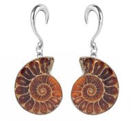 Cargar imagen en el visor de la galería, Nautilus Ohrgewicht Hook Piercing Edelstahl 4mm-8mm - chic-net.de
