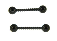 Load image into Gallery viewer, Nippel Piercing Set Brustwarzen Edelstahl Barbell Kordel - chic-net.de
