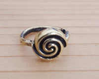 Cargar imagen en el visor de la galería, Nostril Piercing Messing Nasenringe Spirale spiralig 10 mm/0,8 mm Nasenschmuck - chic-net.de
