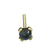 Load image into Gallery viewer, Nostril Piercing Messing Nasenstecker Stein 0.8mm - chic-net.de
