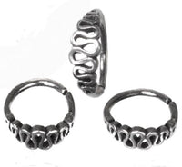 Load image into Gallery viewer, Nostril Piercing Nasenringe Silber Spirale spiralig 10 mm/0,8 mm Nasenschmuck - chic-net.de
